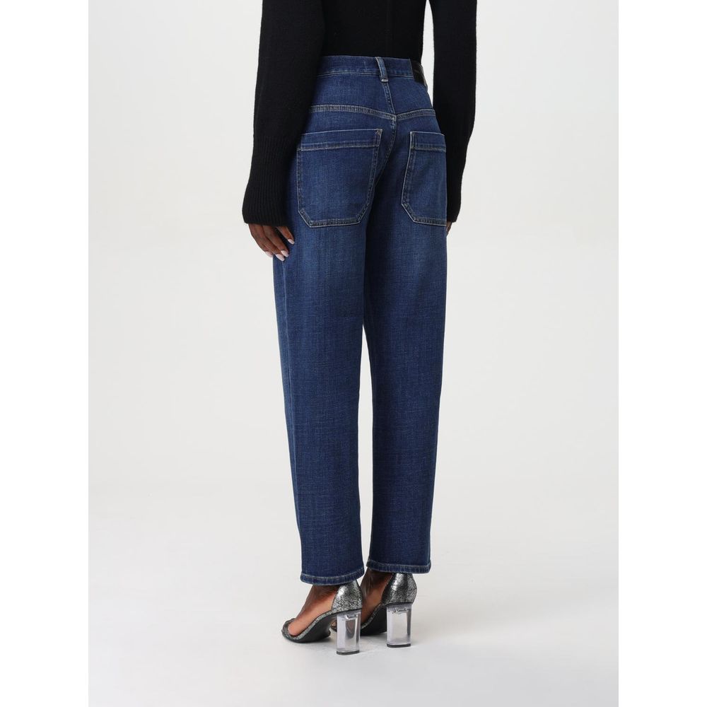 PINKO Blaue Straight-Leg Jeans aus Denim