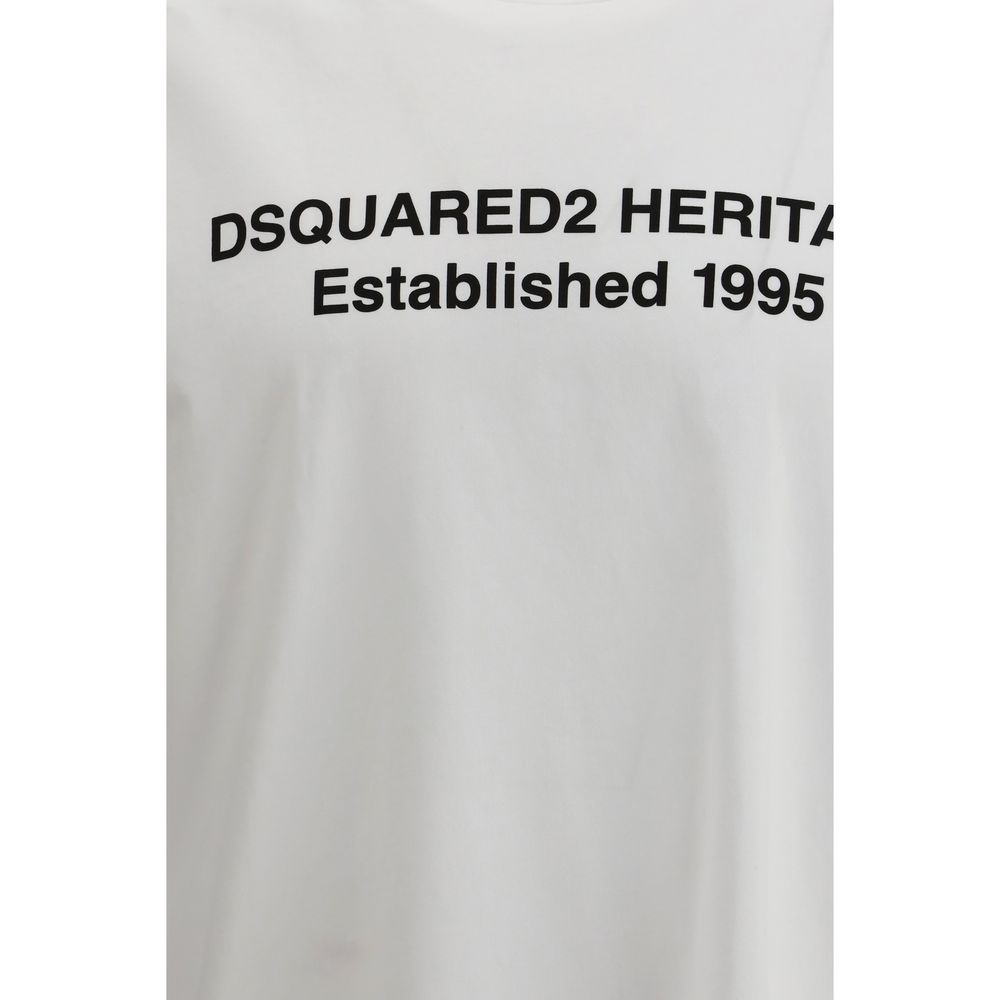 Dsquared² Weißes Baumwoll-T-Shirt