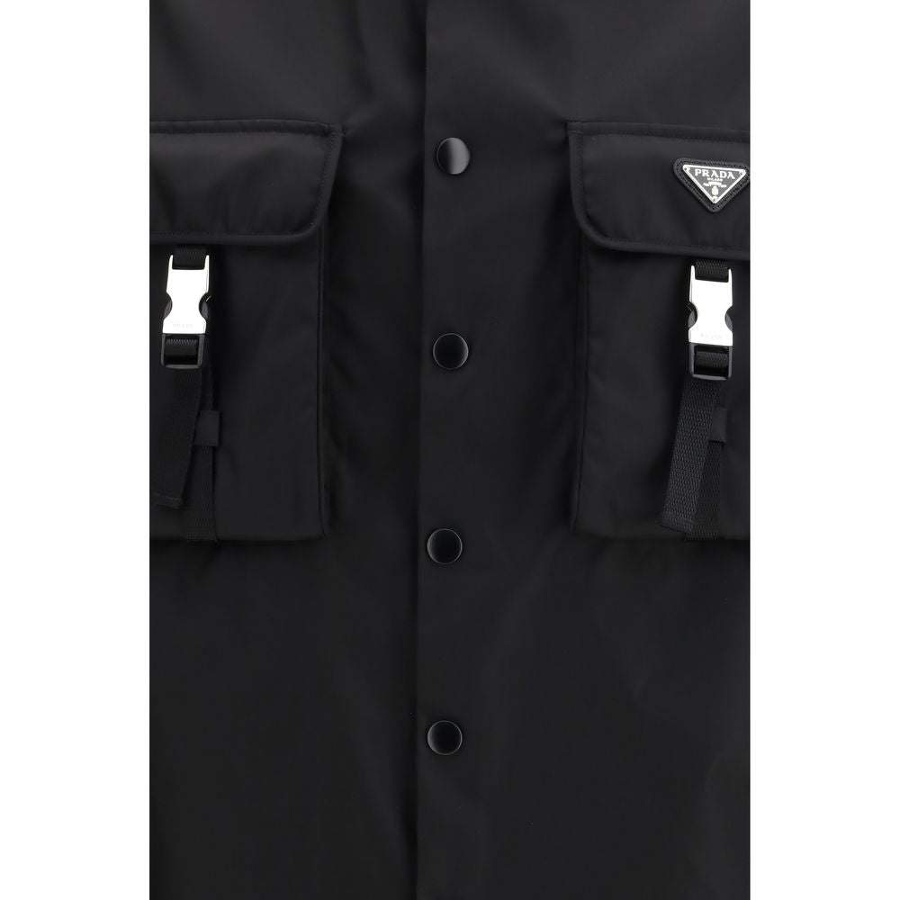 Prada Schwarze Jacken und Mäntel aus recyceltem Polyamid
