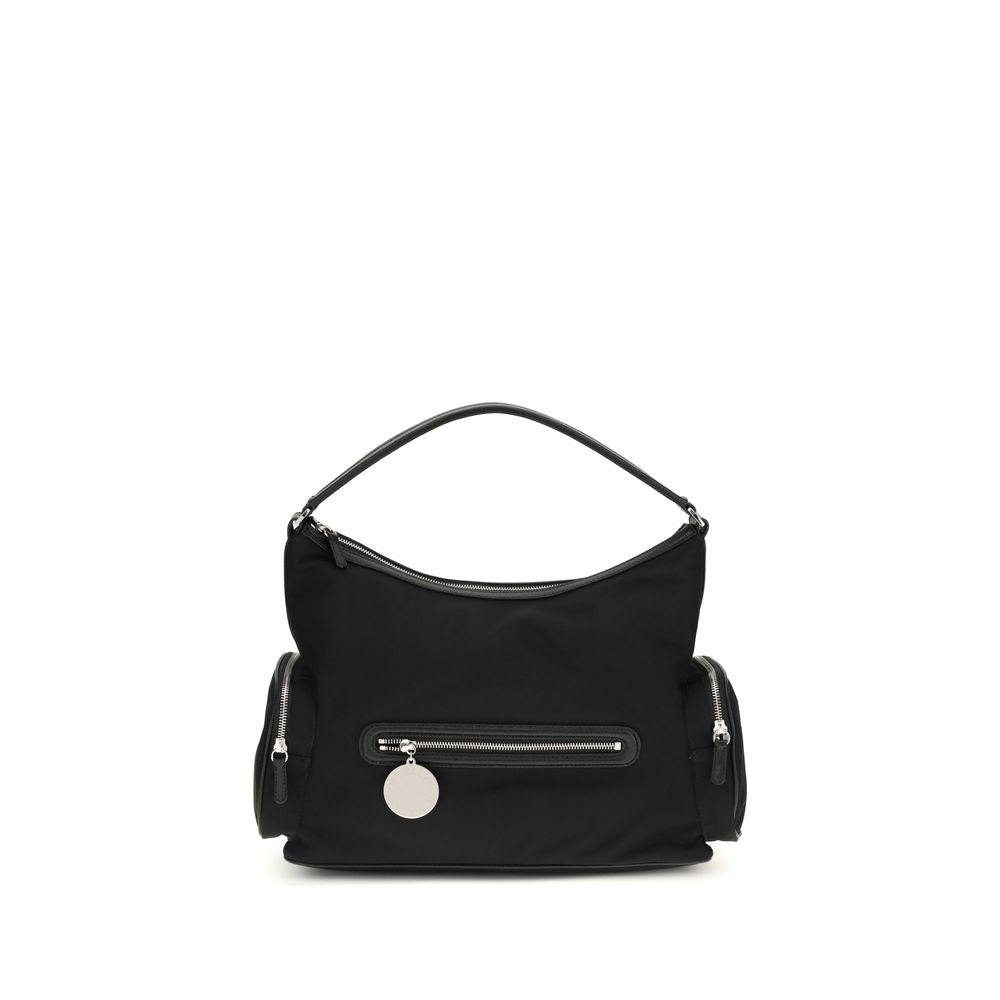 Stella McCartney Schwarze Bos Taurus Kalbsleder Schultertasche