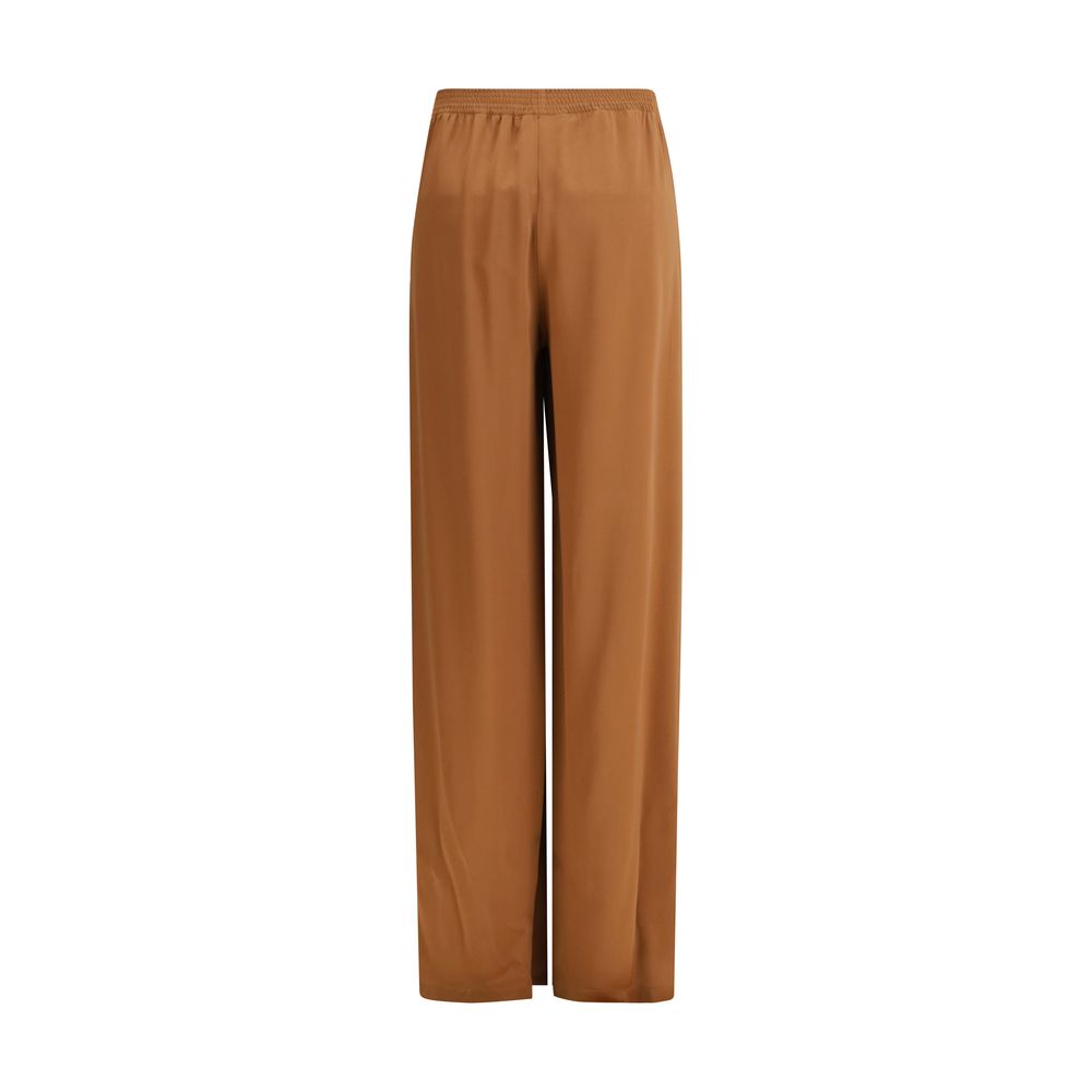 Fabiana Filippi Braune Viskose-Freizeithose
