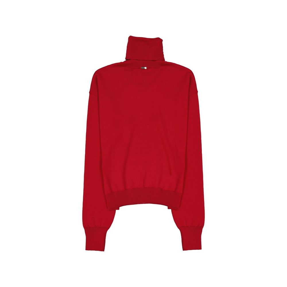 Herno Mehrfarbiger Rollkragenpullover aus reiner Schurwolle