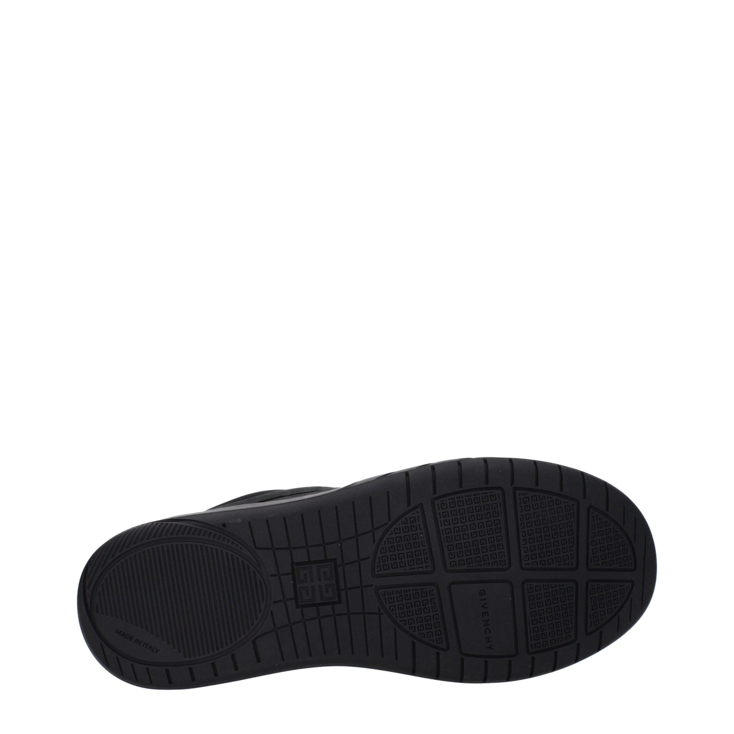 Givenchy Schwarze Stoff-Sneaker mit niedrigem Schaft