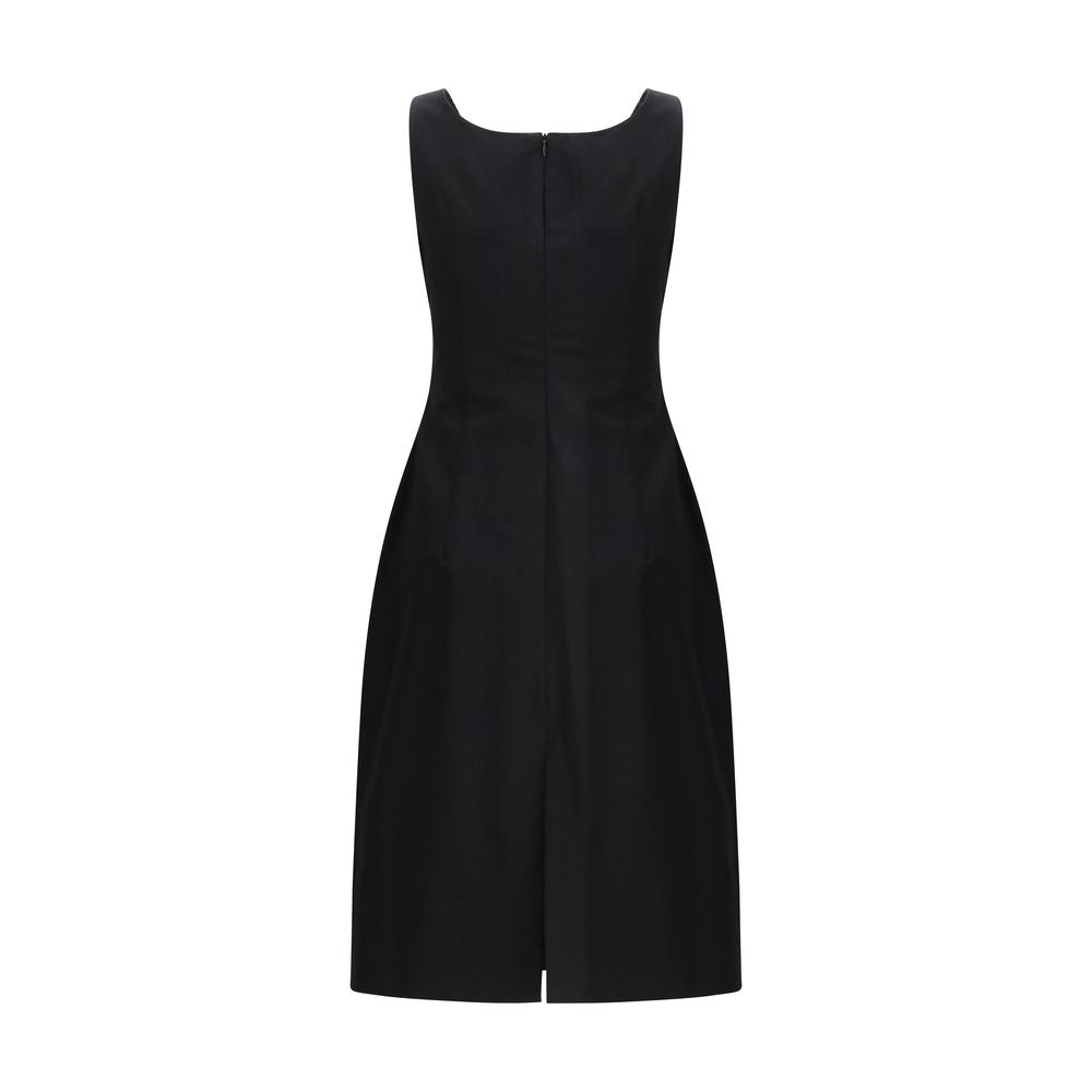 Magda Butrym Schwarzes Baumwoll-Freizeitkleid