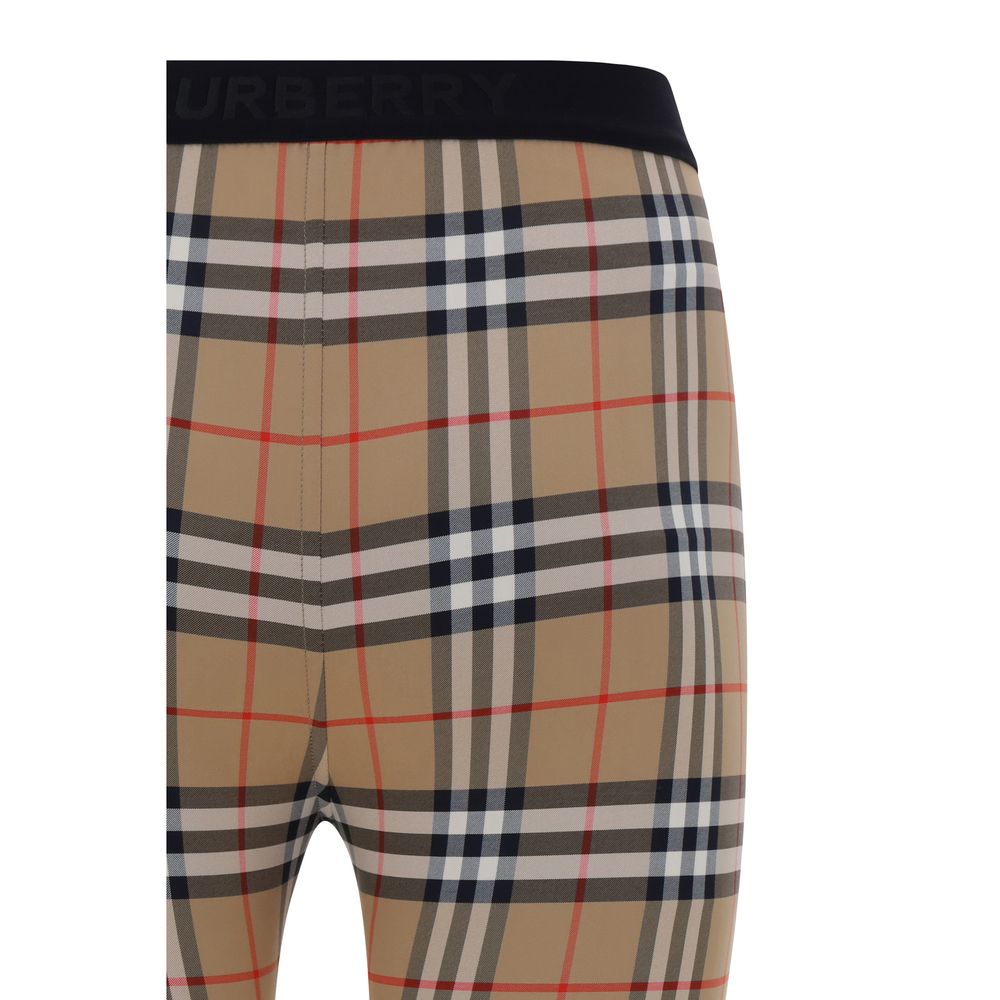 Burberry Braune Polyamid-Leggings