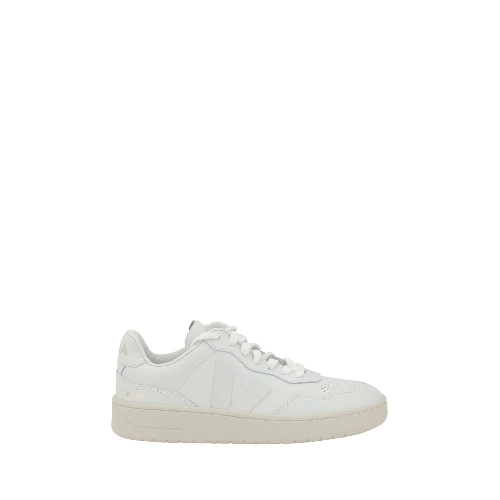 Veja Weiße Sneaker aus anderen Fasern mit niedrigem Schaft