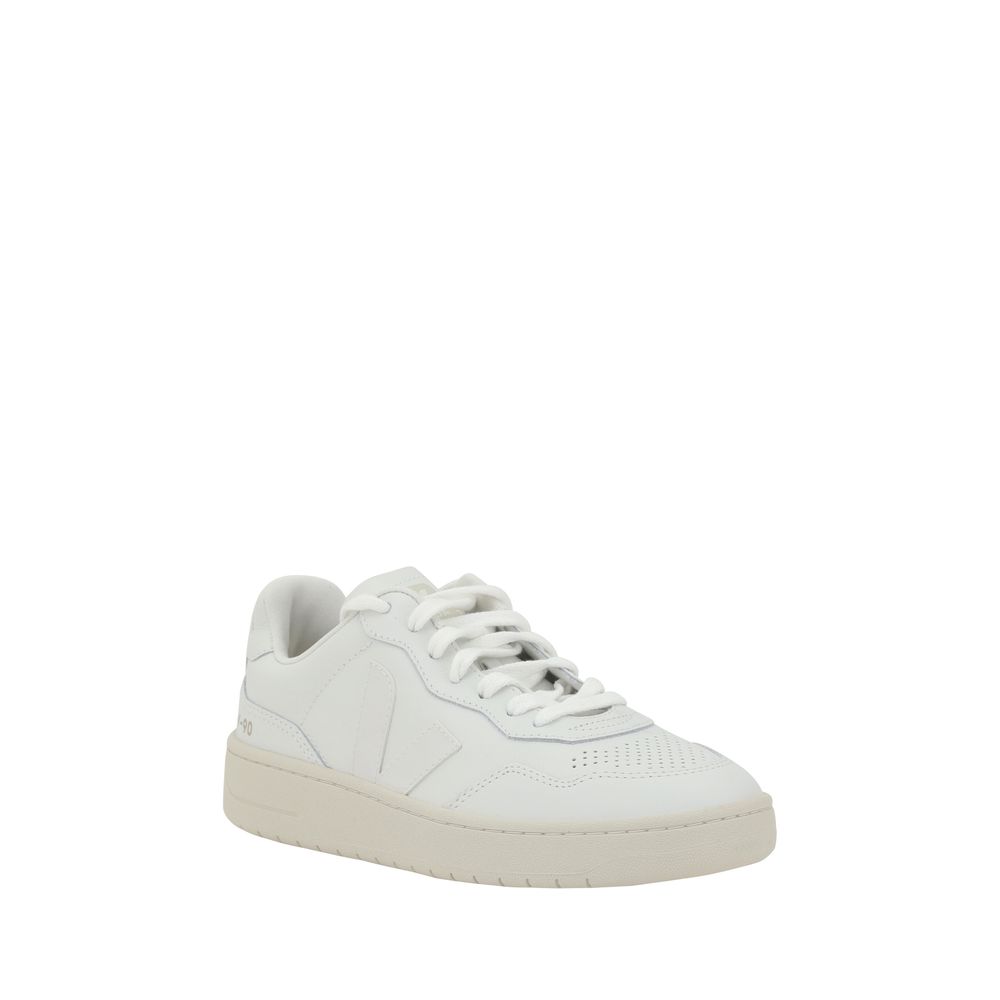 Veja Weiße Sneaker aus anderen Fasern mit niedrigem Schaft