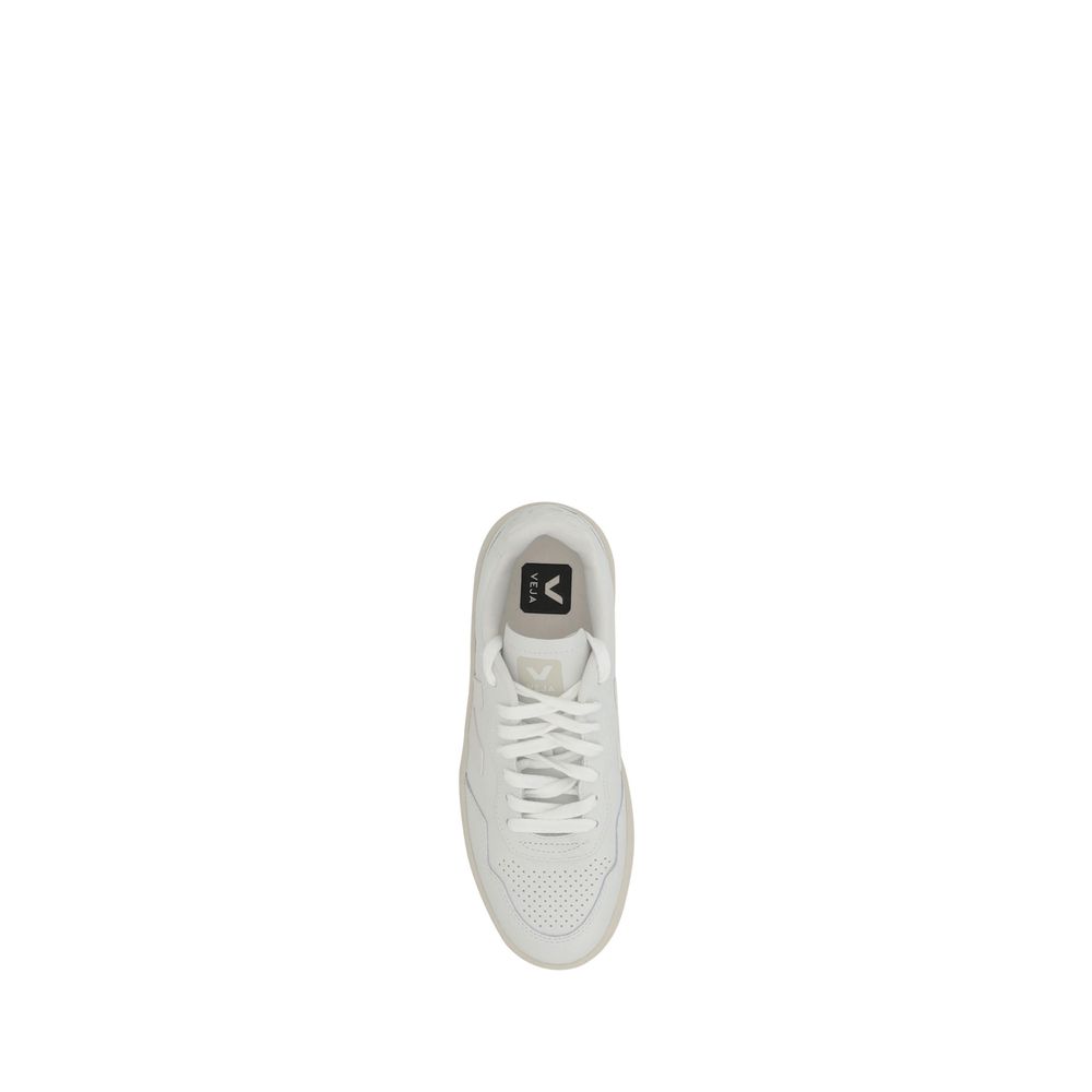 Veja Weiße Sneaker aus anderen Fasern mit niedrigem Schaft