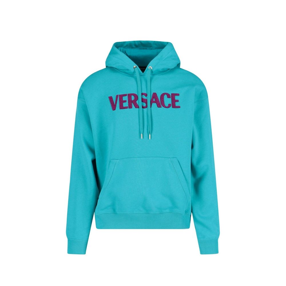 Versace Zweifarbiger Baumwollpullover