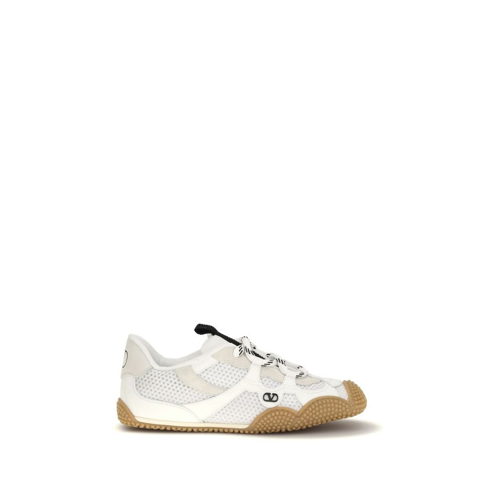 Valentino Garavani Weiße Kalbsleder Bos Taurus Athletic Sneaker