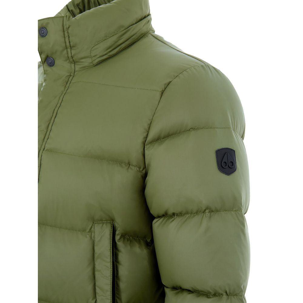 Moose Knuckles Nylon-Mantel im Military-Look