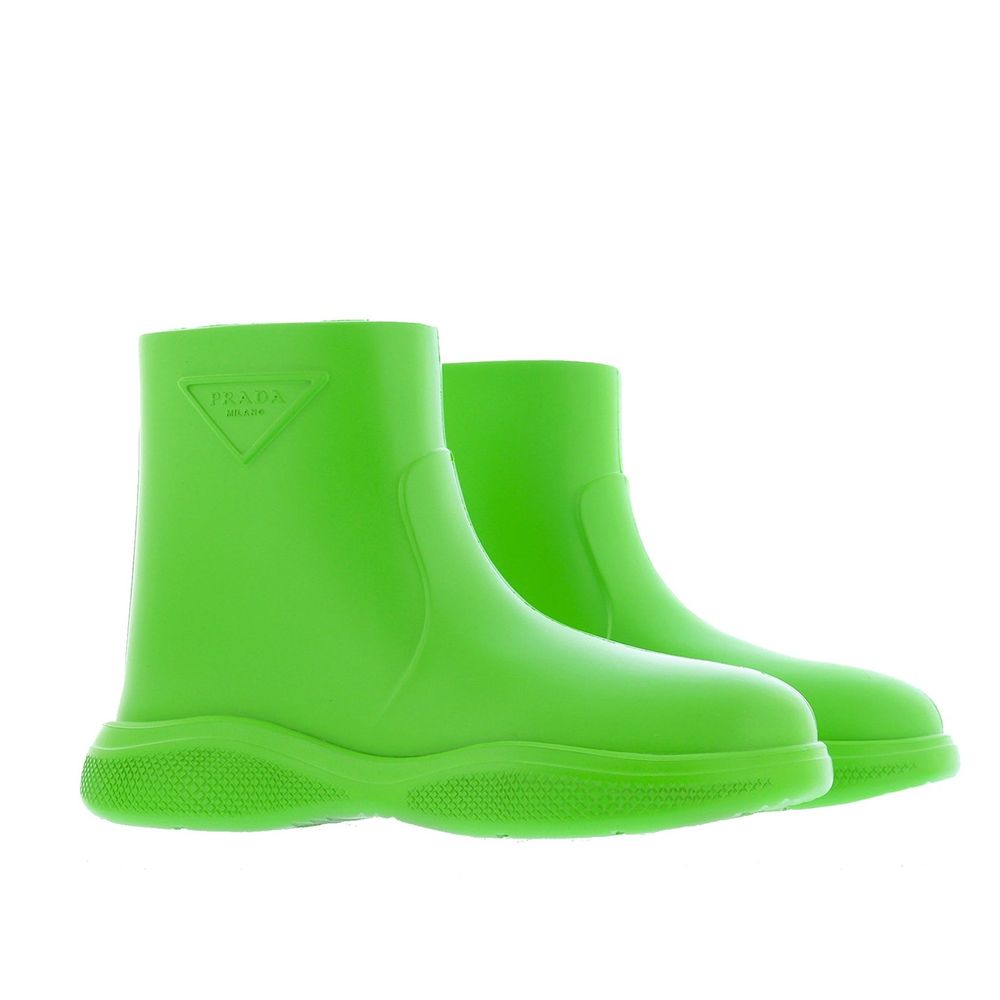 Prada Gummistiefel in Bicolor-Optik