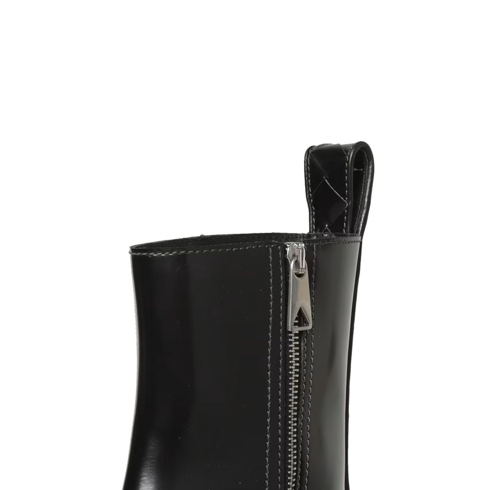 Bottega Veneta Schwarze Chelsea Boots aus Kalbsleder