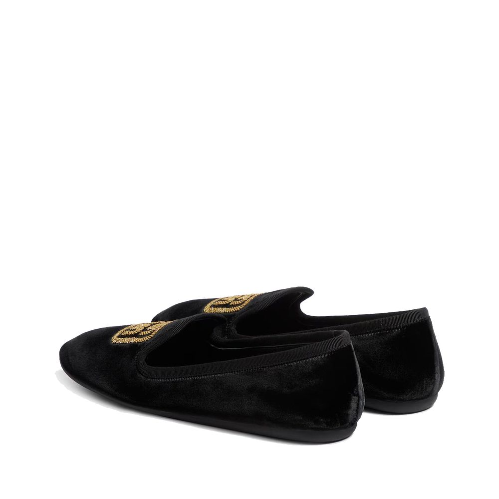 Miu Miu Schwarze Ballerinas aus Stoff