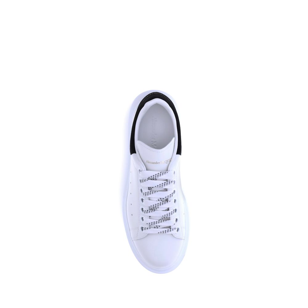 Alexander McQueen Weiße Bos Taurus Kalbsleder Plateau-Sneaker
