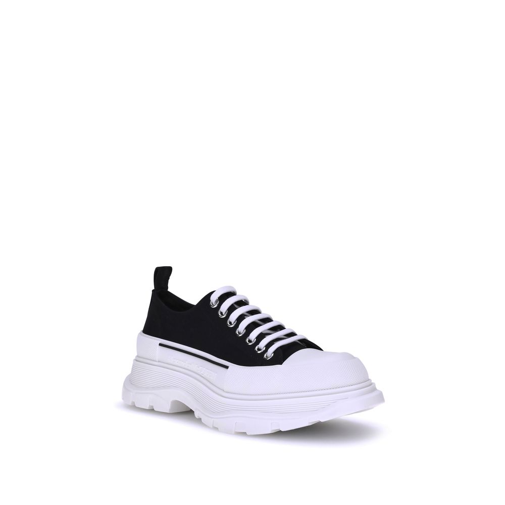 Alexander McQueen Schwarze Canvas Chunky Sneaker