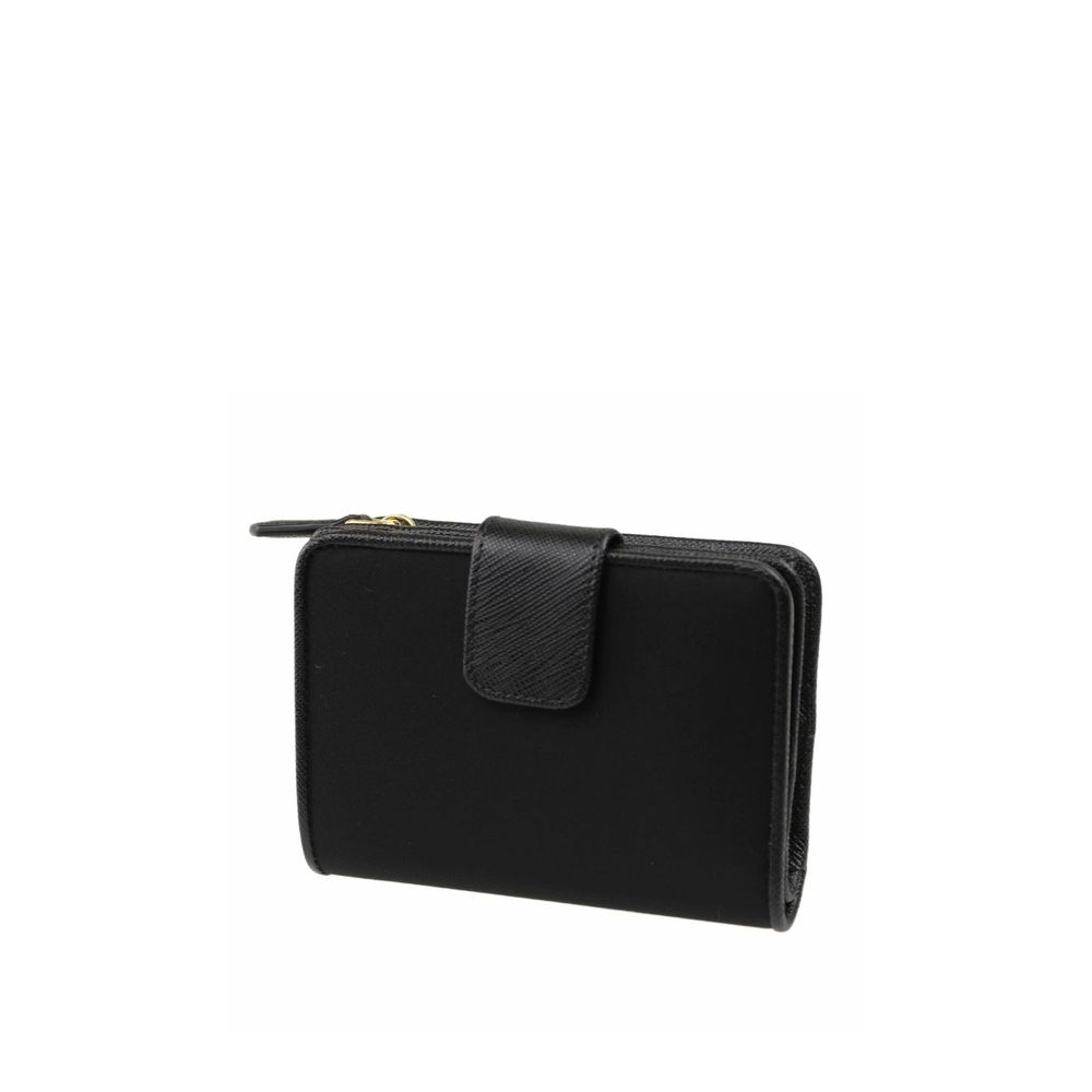 Prada Schwarzes Nylon Portemonnaie