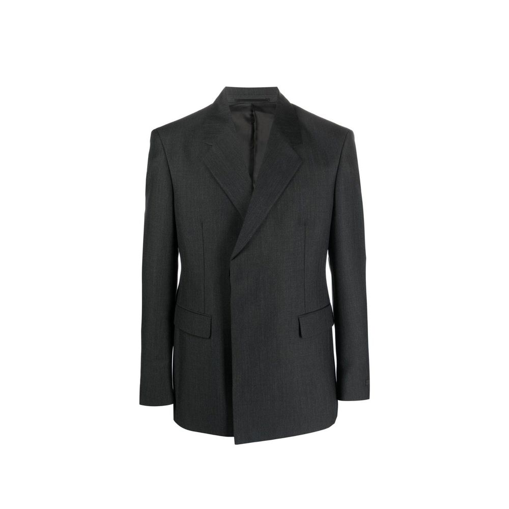Prada Grauer Wollblazer