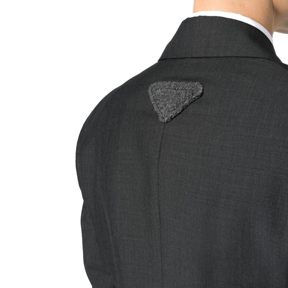 Prada Grauer Wollblazer