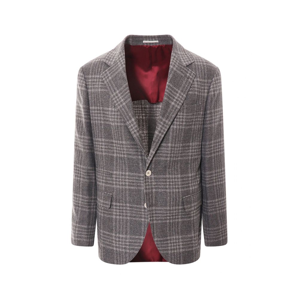 Brunello Cucinelli Grauer Kaschmir-Blazer
