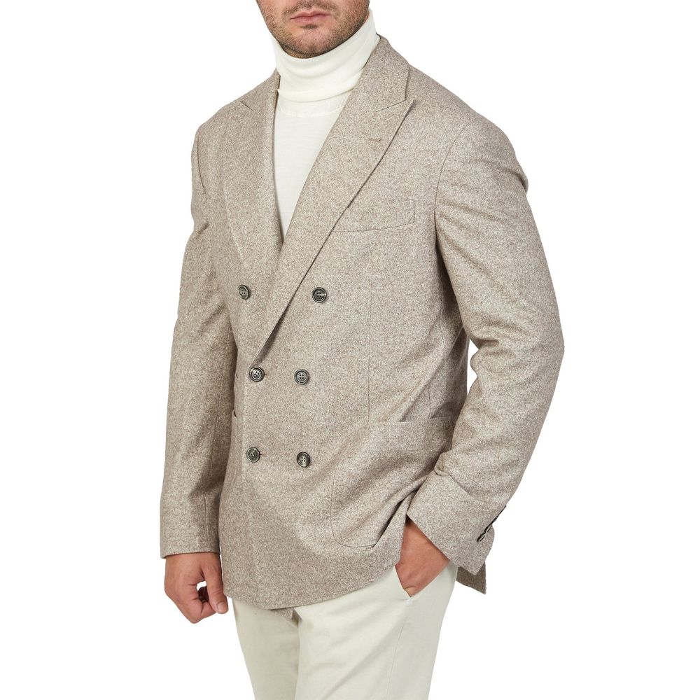 Brunello Cucinelli Beiger Kaschmir-Mantel