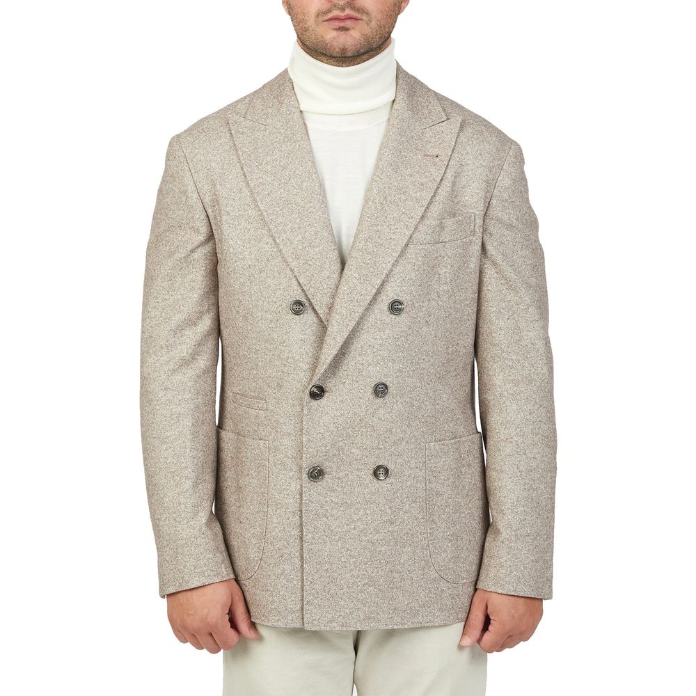 Brunello Cucinelli Beiger Kaschmir-Mantel