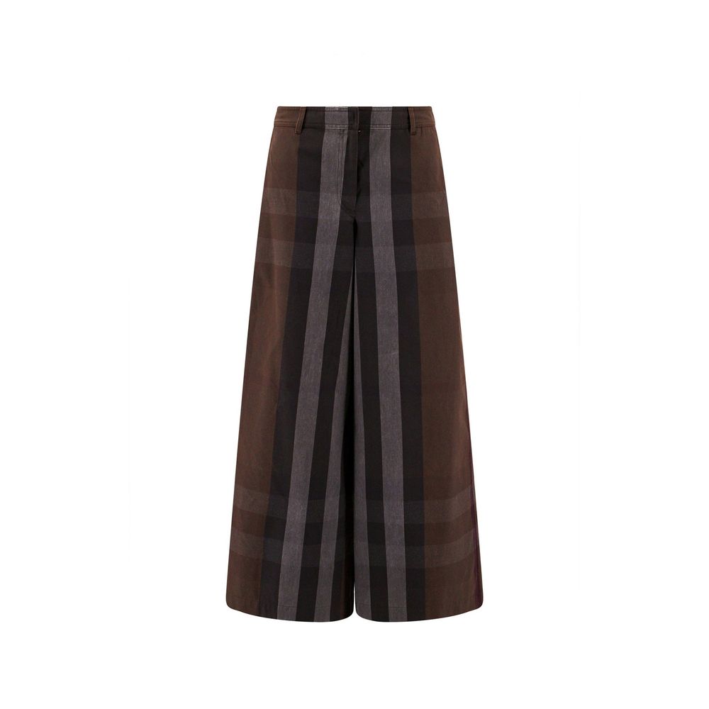 Burberry Braune Baumwollhose für die Freizeit