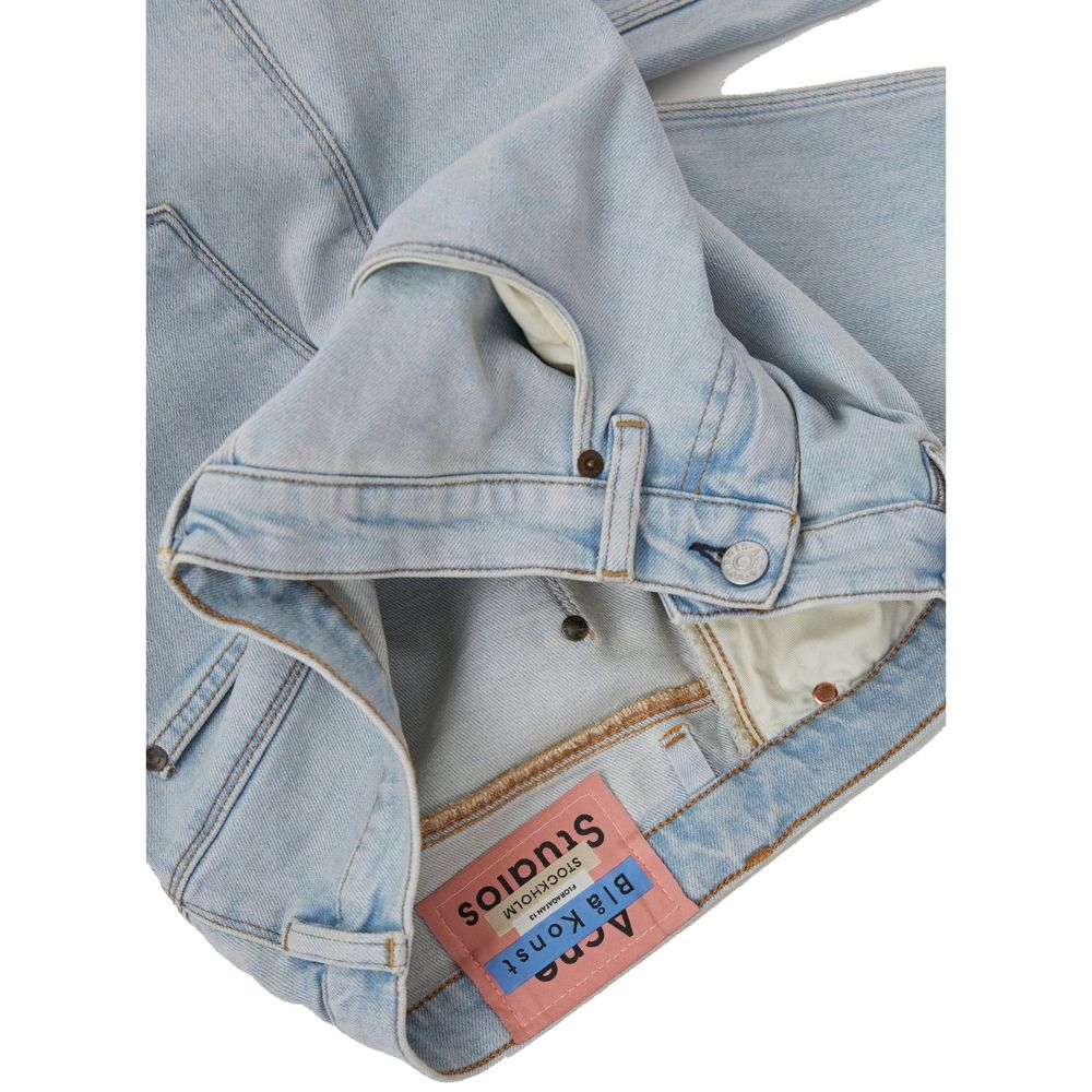 Acne Studios Blaue Baumwoll-Skinny-Jeans