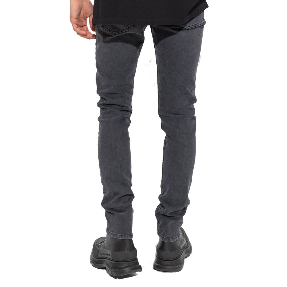 Alexander McQueen Schwarze Skinny Jeans aus Baumwolle
