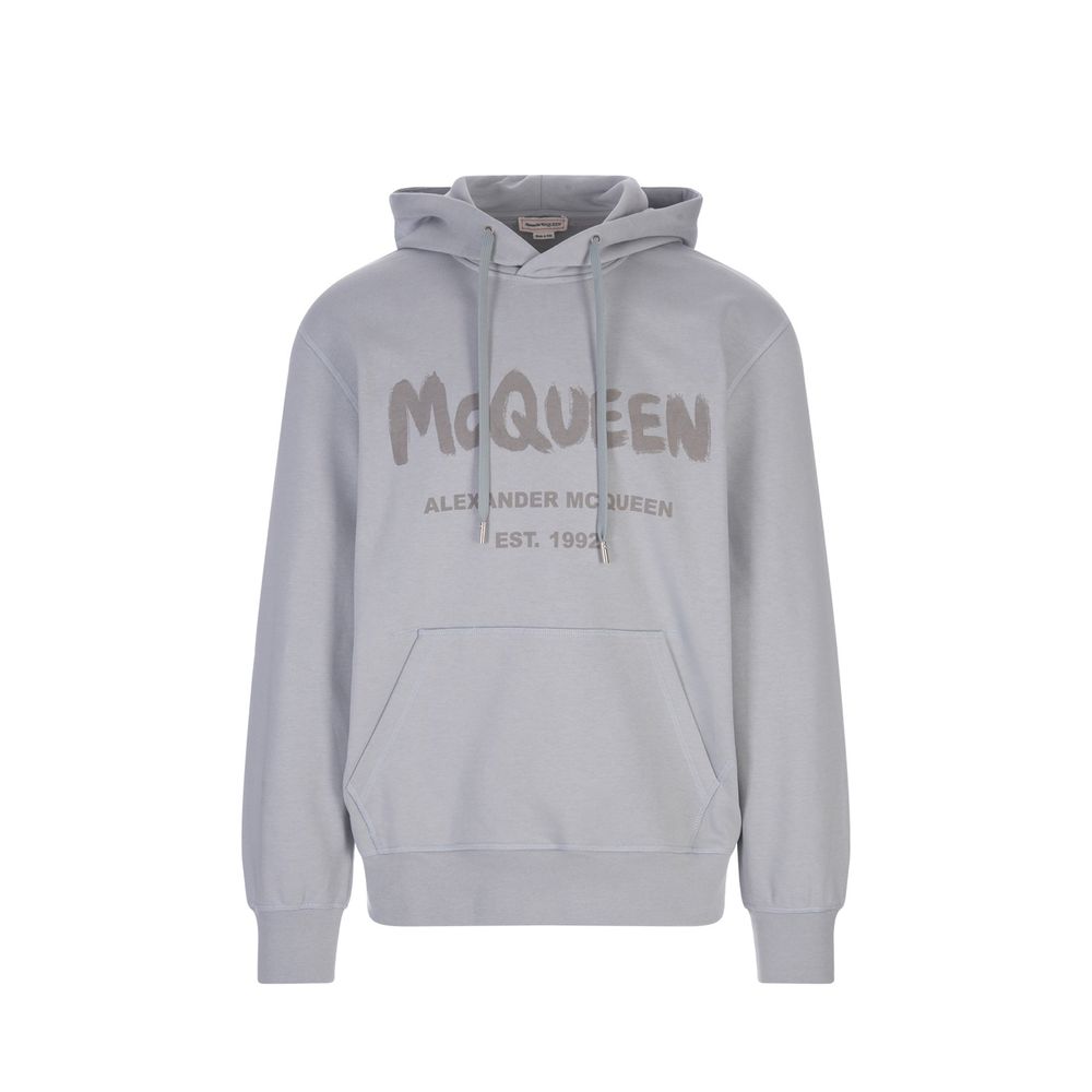 Alexander McQueen Grauer Baumwollpullover