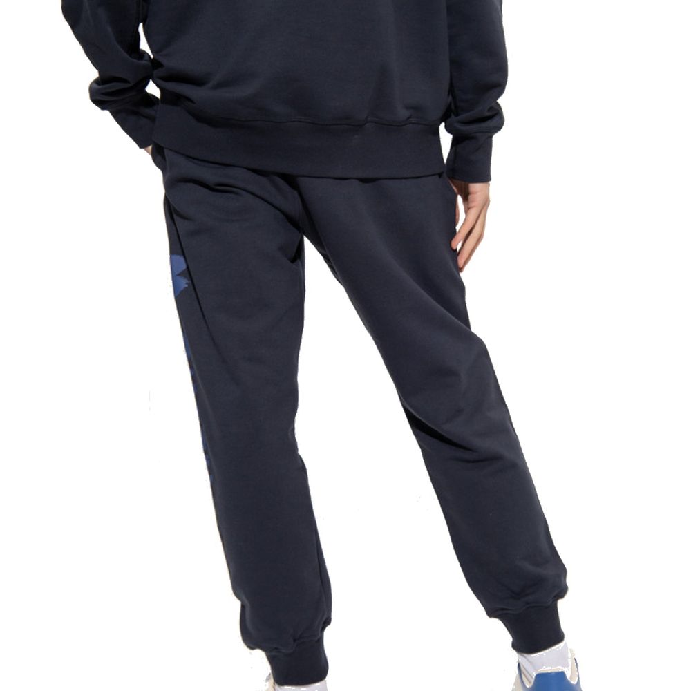 Alexander McQueen Blaue Baumwoll-Jogginghose (Trainingshose)