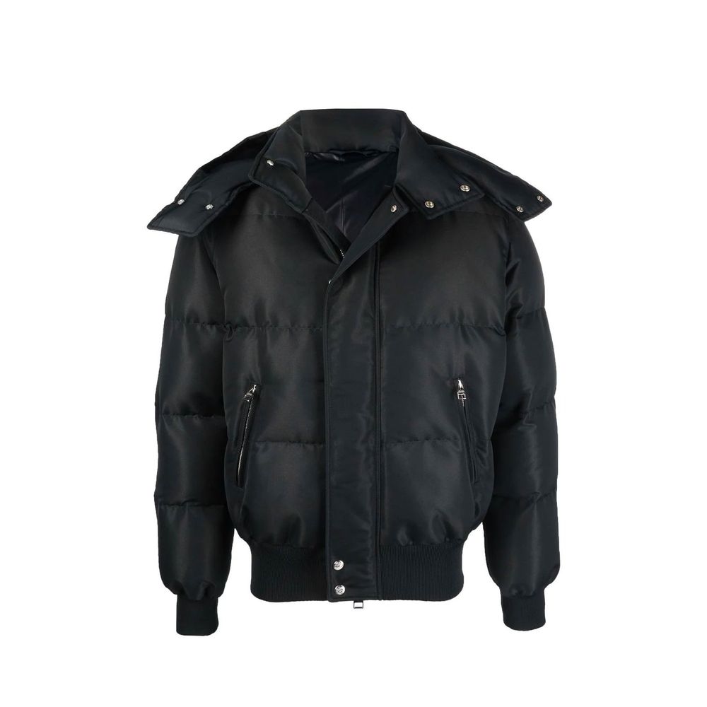 Alexander McQueen Schwarzer Bomber aus Polyamid