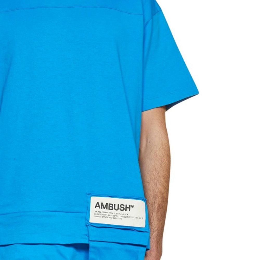 Ambush Blaues Baumwoll-T-Shirt
