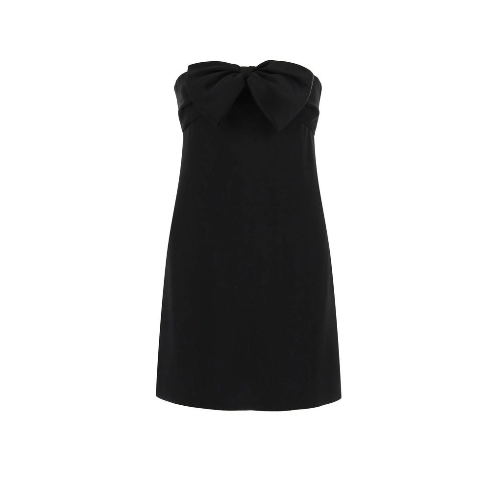 Saint Laurent Schwarzes Freizeitkleid aus Acetat