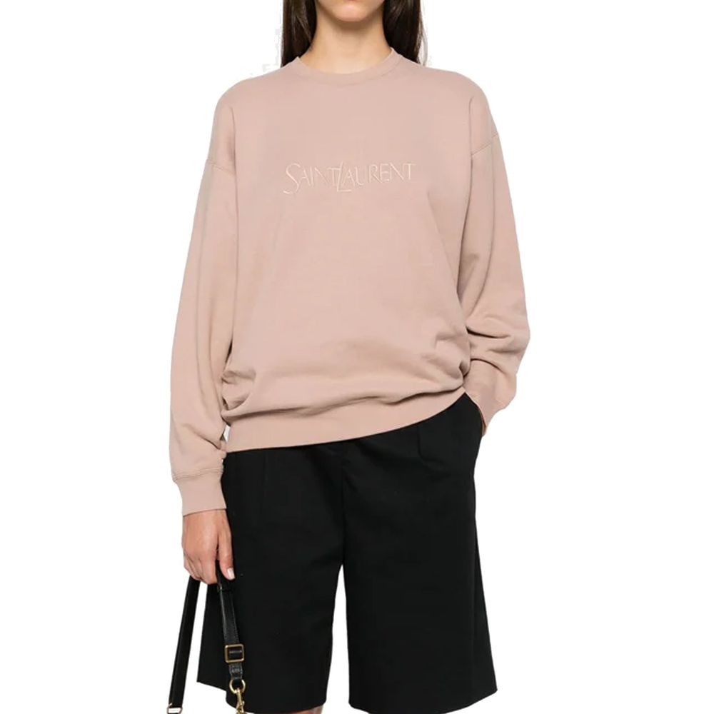 Saint Laurent Mehrfarbiger Baumwollpullover