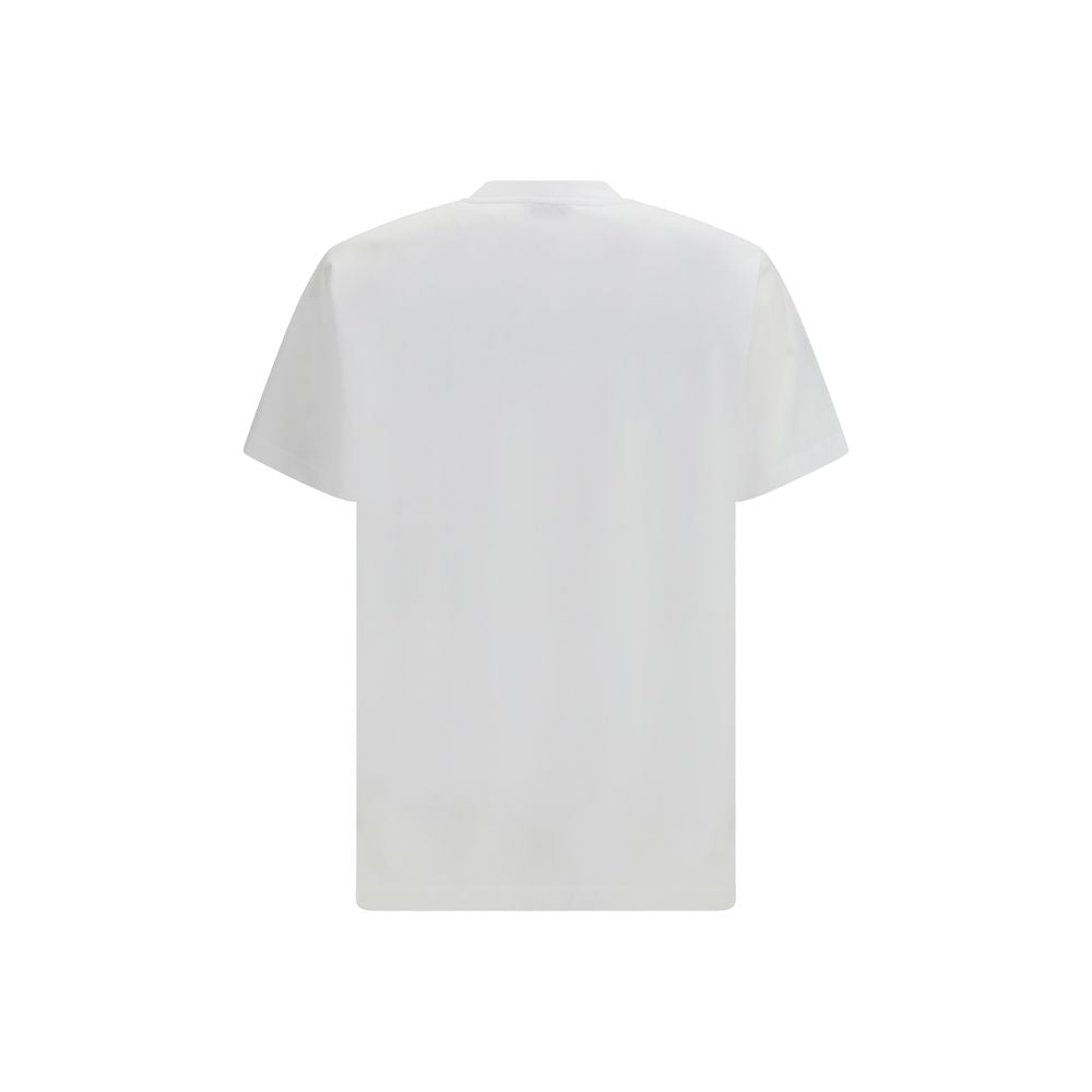 Moschino Weißes Baumwoll-T-Shirt