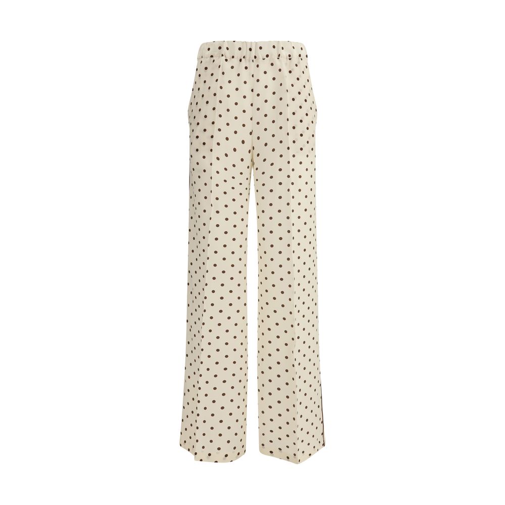 P.A.R.O.S.H. Beige Seidenhose