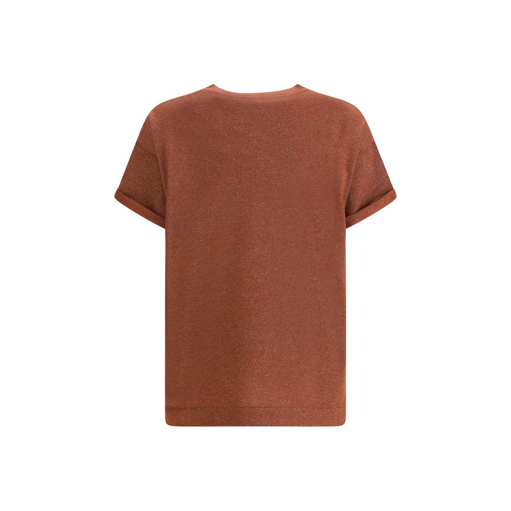 Brunello Cucinelli Mehrfarbiges Langarm-T-Shirt aus Nylon