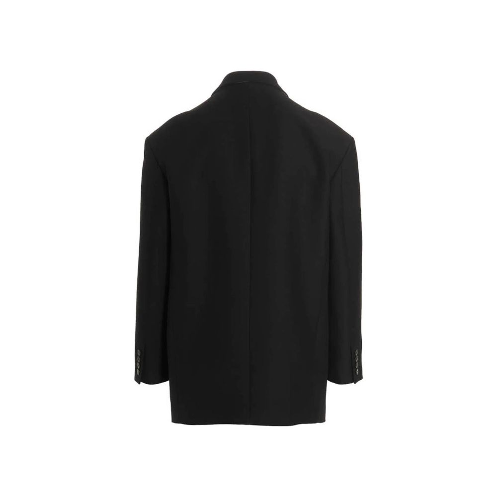 Valentino Garavani Schwarzer Seidenblazer