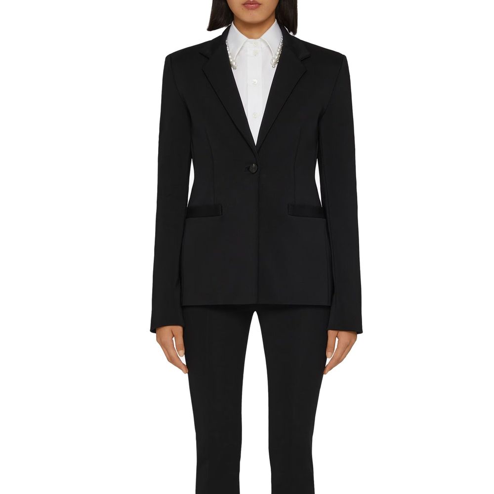 Givenchy Schwarzer Blazer aus Elasthan