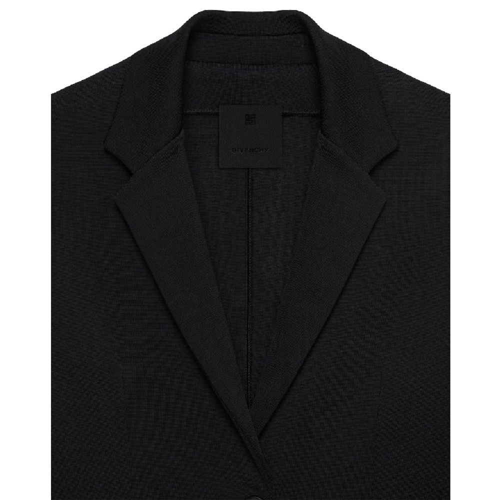 Givenchy Schwarzer Blazer aus Elasthan