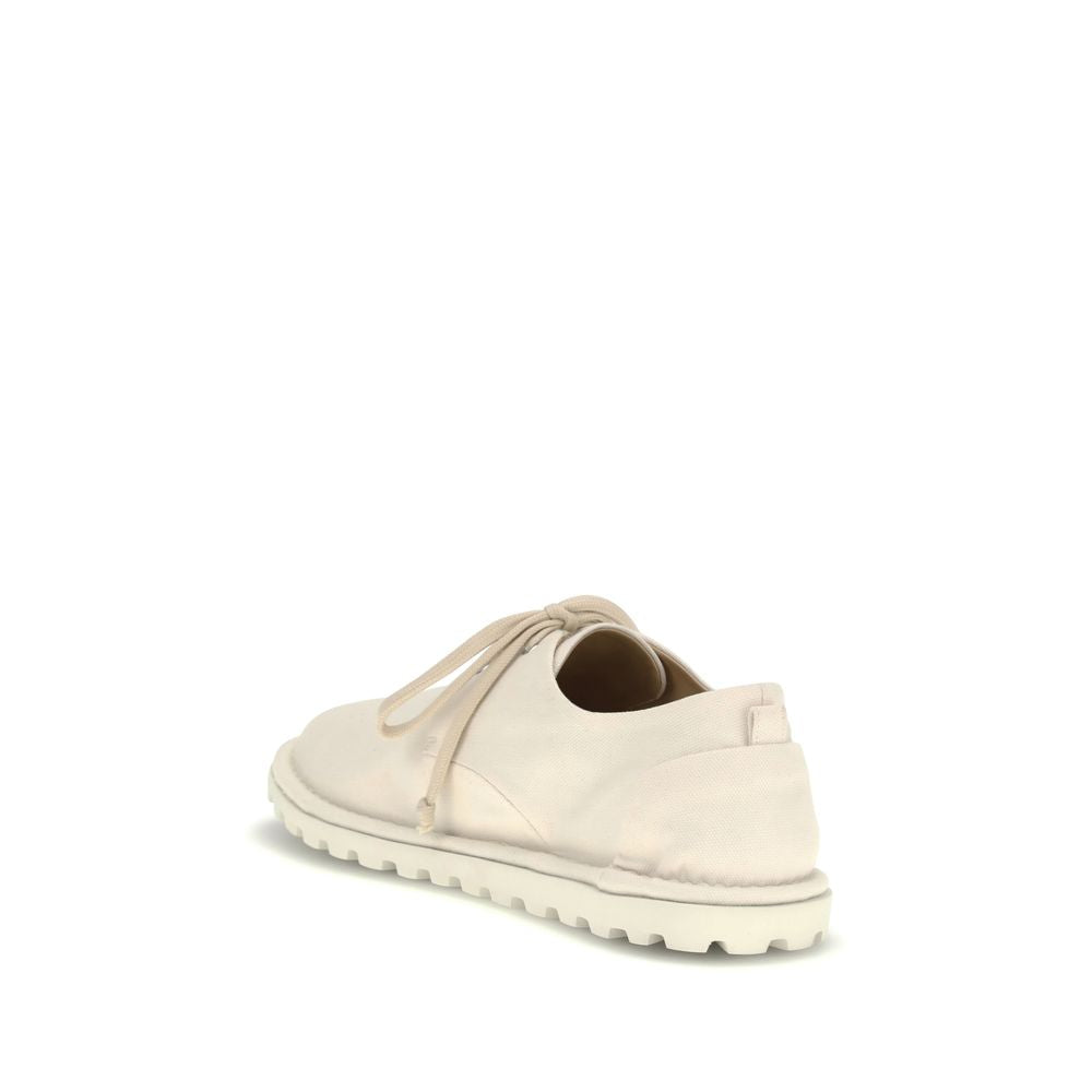 Marsell Weiße Oxford- und Derby-Schuhe aus Baumwolle