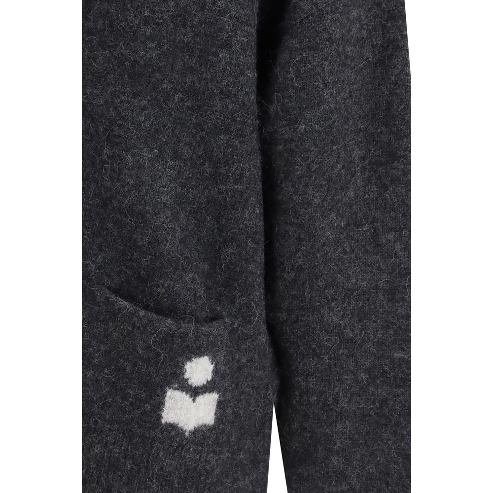 Isabel Marant Étoile Grauer Alpaka Vicugna Pacos Cardigan