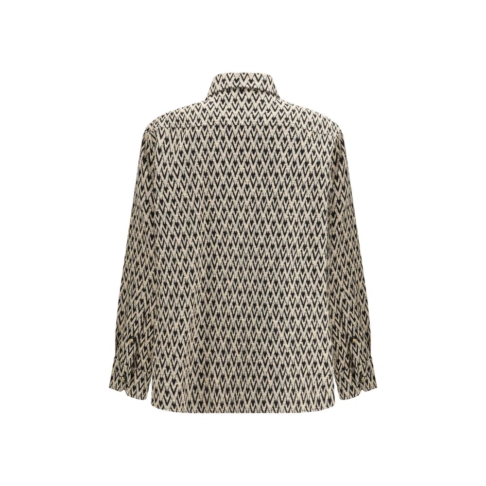 Valentino Garavani Mehrfarbiger Baumwollmantel