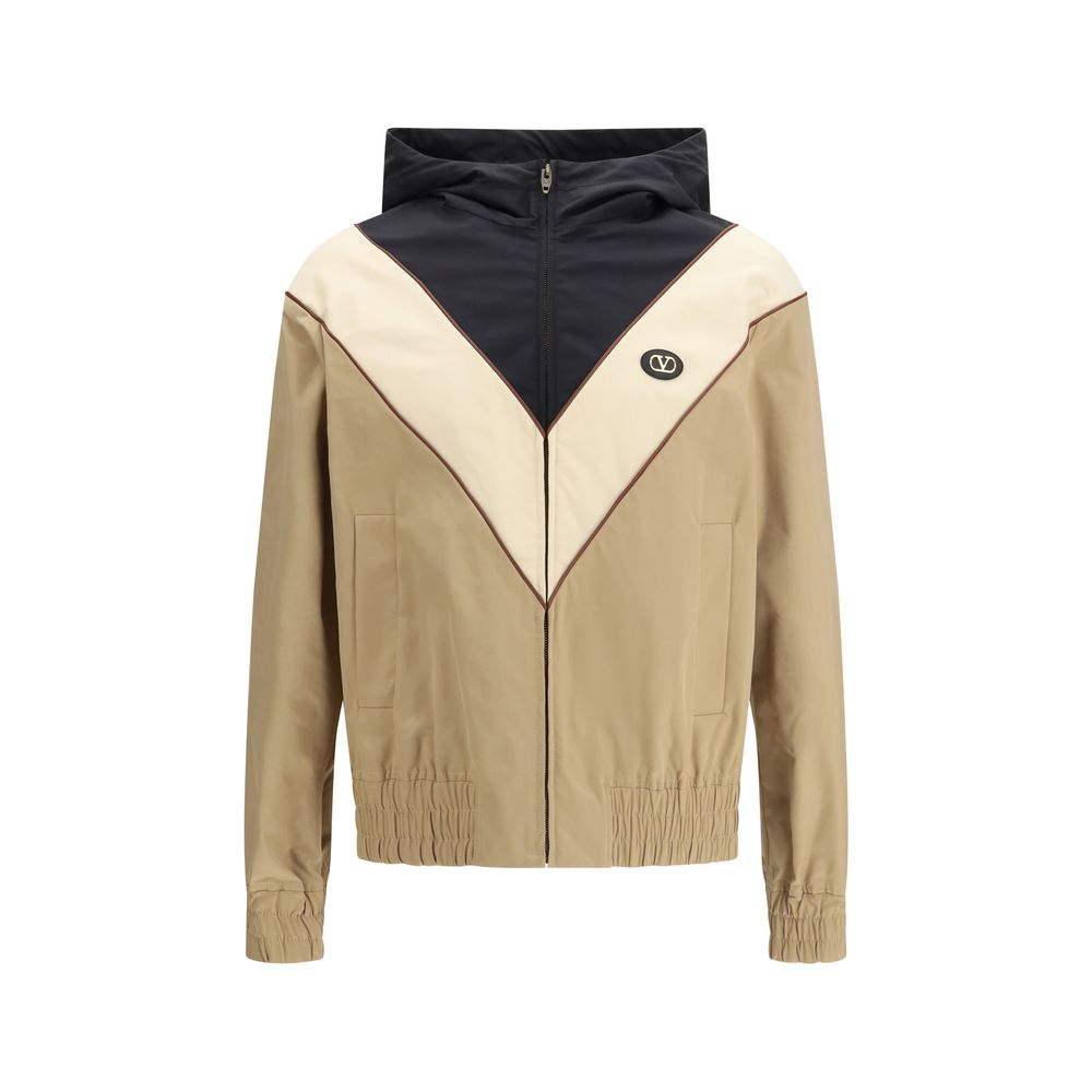 Valentino Garavani Mehrfarbige Shell-Jacke aus Polyester