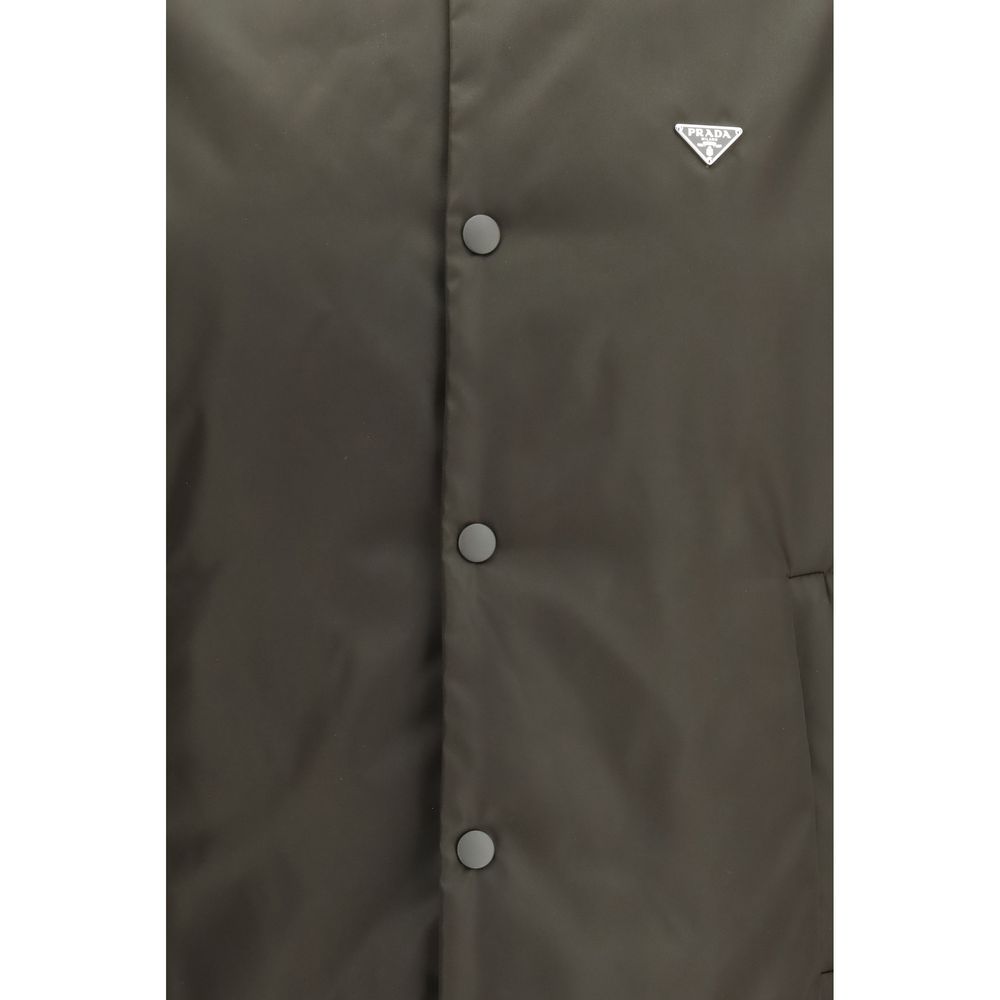 Prada Zweifarbige Nylon-Bomberjacke
