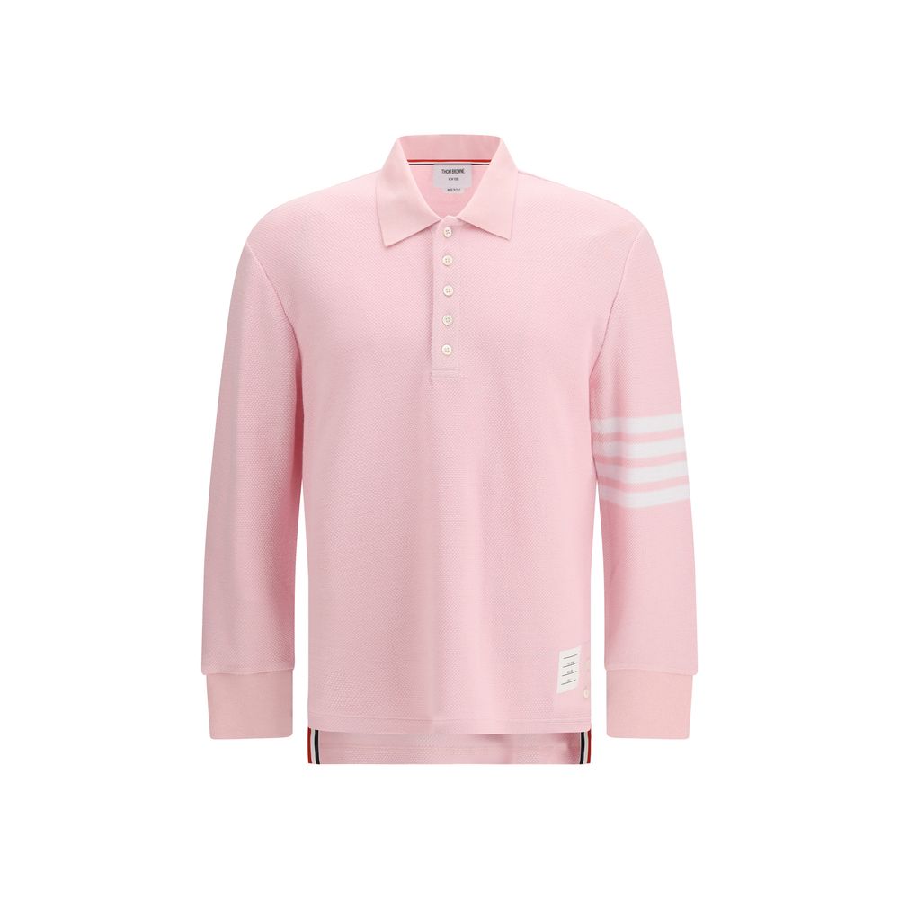 Thom Browne Mehrfarbiges Polohemd aus Baumwolle