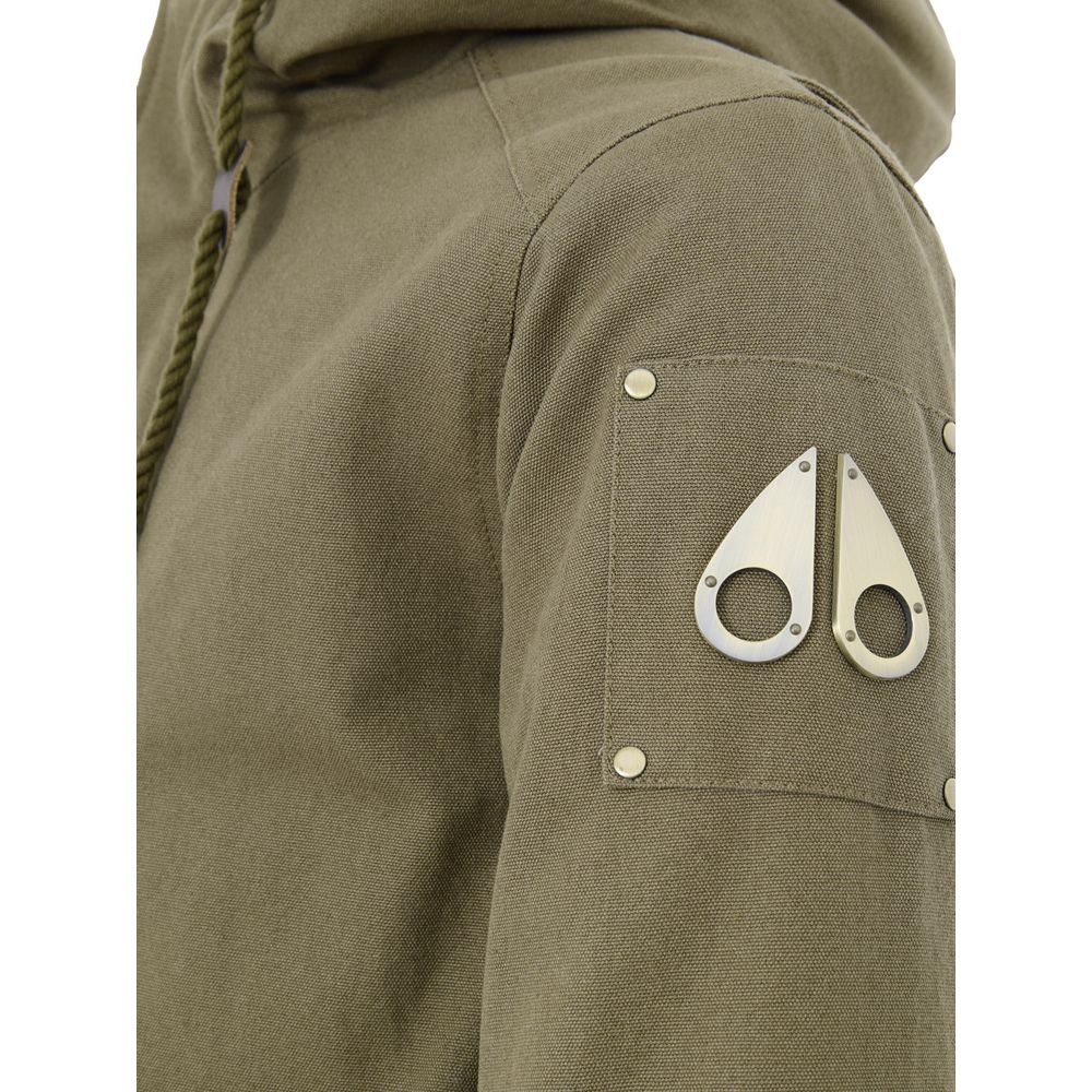 Moose Knuckles Grüner Baumwollparka