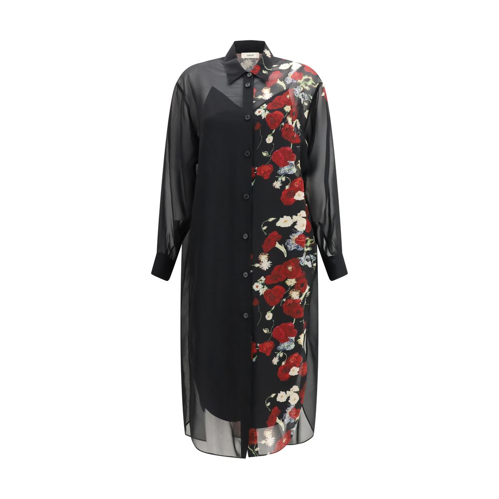 Khaite Schwarzes Seiden-Casual-Kleid