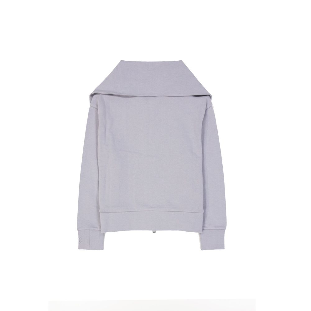 Herno Lila Baumwollstrickjacke